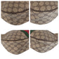 GUCCI Shoulder Bag 68 001 3840 GG Supreme Canvas Beige Brown SilverMetal Shoulder Bag pochette Old Gucci Shelly Line Women Used Authentic