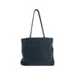 PRADA Tote Bag Nylon Black SilverMetal Tote Bag Shoulder Bag Test Triangle With logo Women Used Authentic
