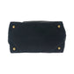 PRADA Tote Bag BN1601 Nylon Black GoldMetal Tote Bag handbag Test logo ribbon Women Used Authentic