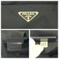 PRADA Tote Bag 1BG052 Nylon black Test Triangle With logo