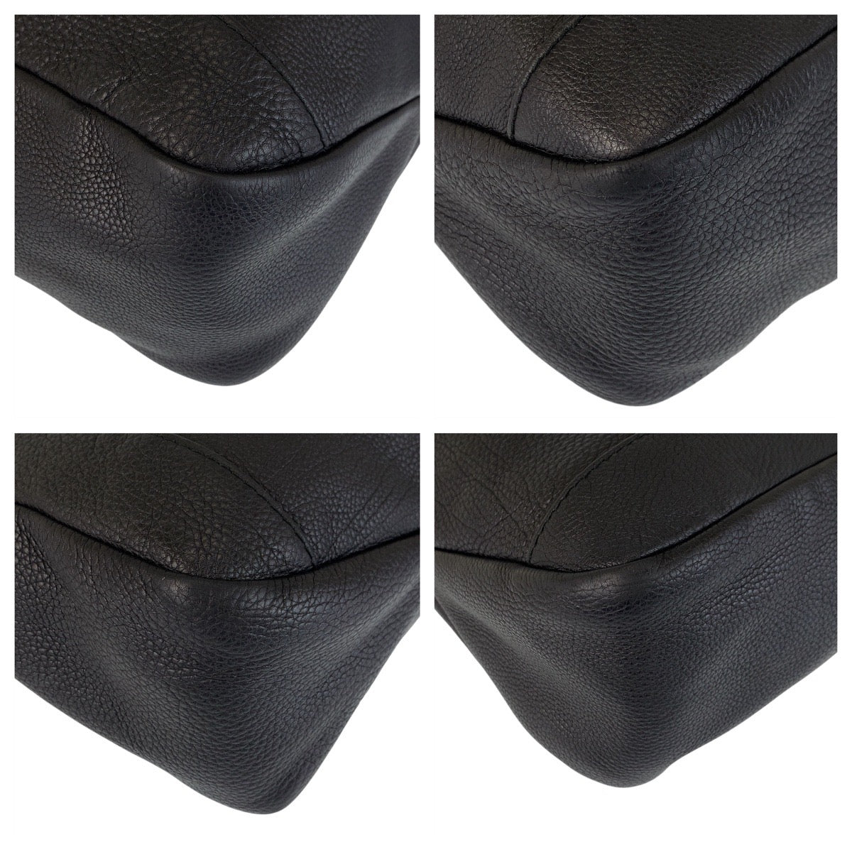 GUCCI Tote Bag 257051 leather Black GoldMetal Tote Bag Shoulder Bag Women(Unisex) Used Authentic