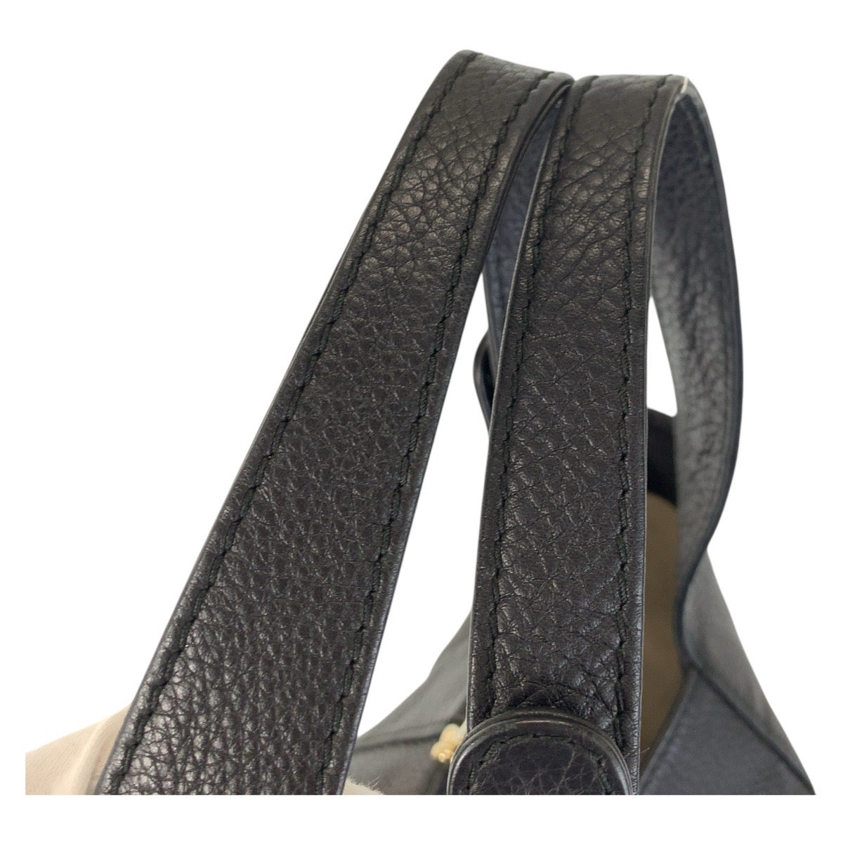GUCCI Tote Bag 257051 leather Black GoldMetal Tote Bag Shoulder Bag Women(Unisex) Used Authentic