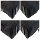 PRADA Handbag Nylon Black SilverMetal Test Triangle With logo Women Used Authentic