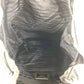PRADA Backpack Nylon Black SilverMetal Backpack Backpack Test Triangle With logo Women Used Authentic