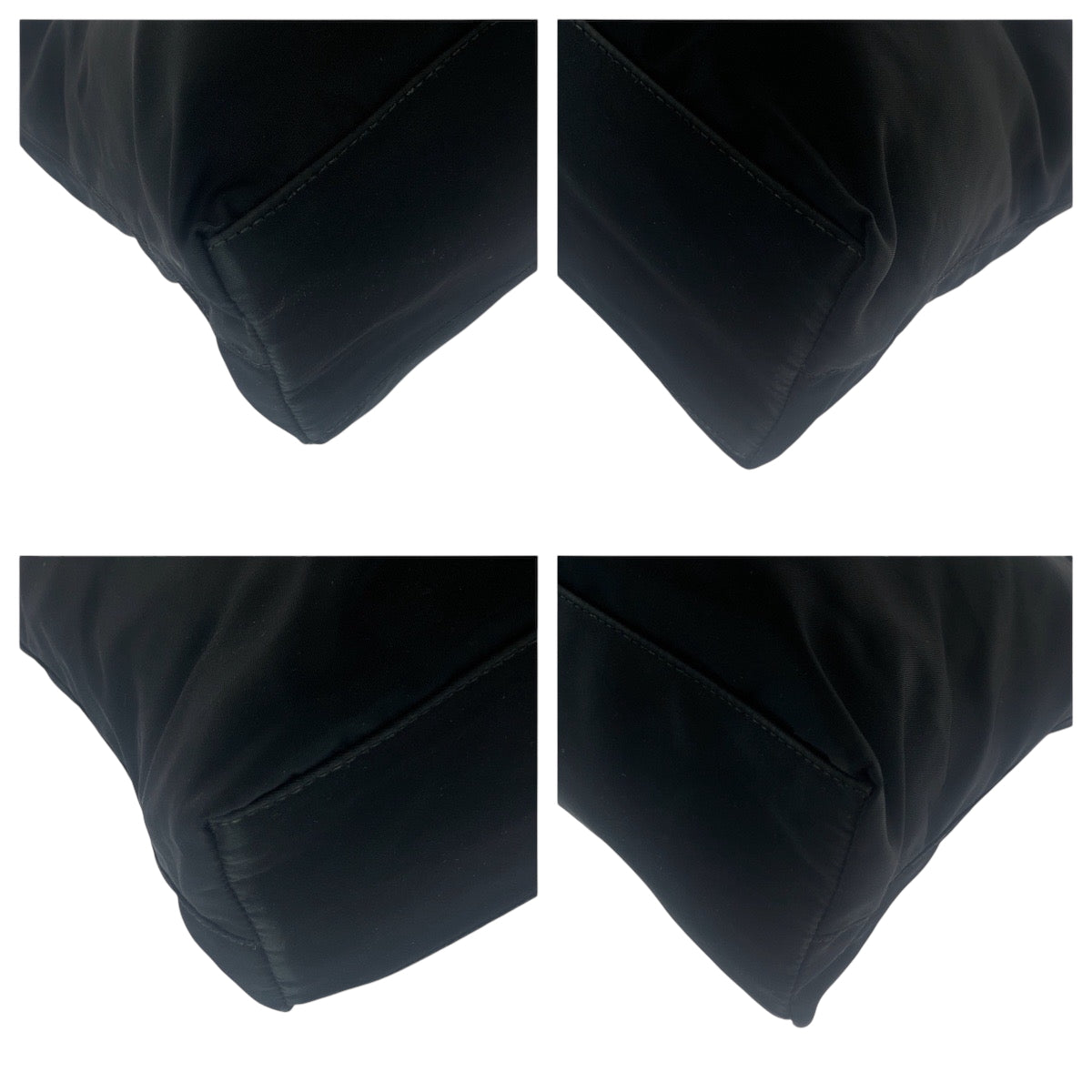 PRADA Tote Bag Nylon black Test Triangle With logo