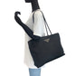 PRADA Tote Bag Nylon black Test Triangle With logo