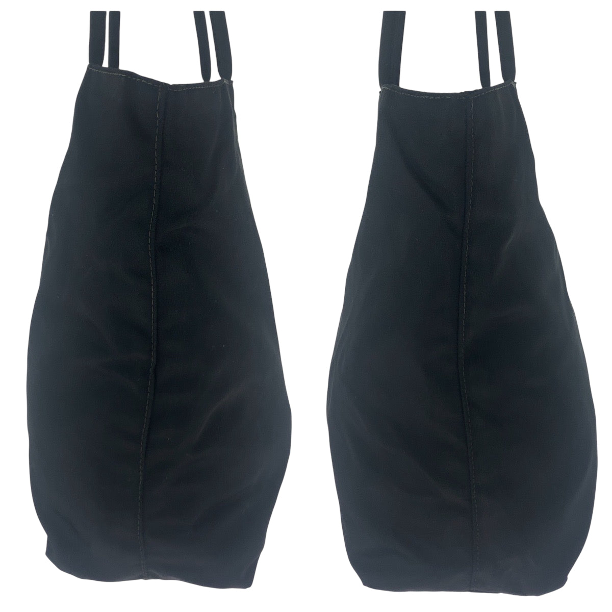 PRADA Tote Bag Nylon black Test Triangle With logo