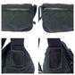 PRADA Shoulder Bag 1BD671 Nylon Black SilverMetal Shoulder Bag Messenger bag Test Triangle With logo mens Used Authentic