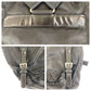 PRADA Backpack Nylon Black SilverMetal Backpack Test Triangle With logo Women Used Authentic