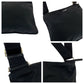 PRADA Shoulder Bag Nylon Black SilverMetal Shoulder Bag Sacoche Test Triangle With logo mens Used Authentic