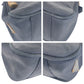PRADA Shoulder Bag Nylon, Leather Black GoldMetal Test Triangle With logo Women Used Authentic