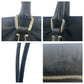 PRADA Tote Bag Nylon, Leather Black SilverMetal Tote Bag Shoulder Bag Test Triangle With logo Women Used Authentic