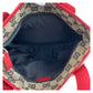 GUCCI Tote Bag 019 0402 GG canvas, leather Red beige Tote Bag Shoulder Bag Women Used Authentic