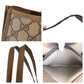 GUCCI Tote Bag 92 02 998 GG Supreme canvas, leather Beige Gold Metal Tote Bag Shoulder Bag Old Gucci Women(Unisex) Used Authentic
