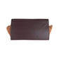 CELINE Shoulder Bag Leather, Suede Bordeaux Ivory Orange Gold Metal Shoulder Bag Handbag 2way Trapeze Women Used Authentic