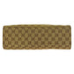 GUCCI Tote Bag 002 1016 GG canvas Beige Black SilverMetal Tote Bag handbag Bamboo Women Used Authentic