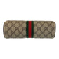 GUCCI Clutch bag 32 014 3553 GG Supreme canvas, leather Beige Brown Gold Metal Sherry Line Old Gucci Women Used Authentic