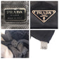 PRADA Tote Bag Nylon, Leather Black SilverMetal Tote Bag Shoulder Bag Test Triangle With logo Women(Unisex) Used Authentic