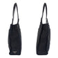 PRADA Tote Bag Nylon, Leather Black SilverMetal Tote Bag Shoulder Bag Test Triangle With logo Women(Unisex) Used Authentic
