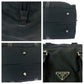 PRADA Boston Duffel bag Nylon Black SilverMetal Boston Duffel bag Handbag Test Triangle With logo Women Used Authentic