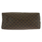 CELINE Pouch PVC, Leather Brown Gold Metal Pouch Macadam Women Used Authentic