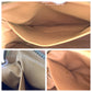 CELINE Pouch PVC, Leather Brown Gold Metal Pouch Macadam Women Used Authentic