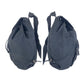 PRADA Backpack Nylon Black SilverMetal Backpack Test Triangle With logo Women Used Authentic