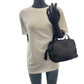 PRADA Handbag Nylon, Beads Black SilverMetal Handbag Tote Bag Test Tassel Women Used Authentic