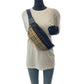 BURBERRY Sling bag Nylon Beige black Sling bag Bum bag Unisex Check Pattern Women Used Authentic