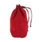 PRADA Pouch Nylon Red Silver Metal pouch accessory pouch Test Triangle With logo Women Used Authentic