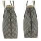 GUCCI Tote Bag 211138 GG Supreme Canvas Beige Ivory SilverMetal Tote Bag Shoulder Bag Women Used Authentic