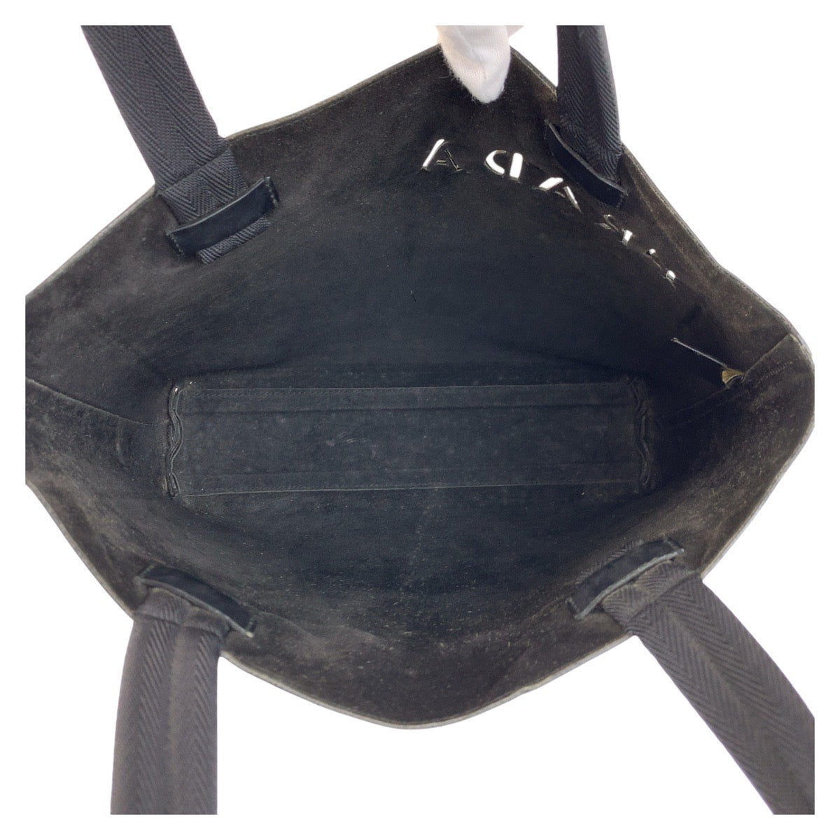 PRADA Tote Bag leather Black black