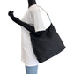 PRADA Shoulder Bag Nylon Black SilverMetal Clear One Shoulder Bag Test Triangle With logo Women Used Authentic
