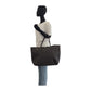 GUCCI Tote Bag 354666 GG canvas Brown Silver Metal Tote Bag Handbag Unisex Women Used Authentic