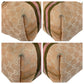 GUCCI Tote Bag 137396 GG canvas, leather Pink Ivory Gold Metal Tote Bag Shoulder Bag Sherry line Women Used Authentic