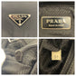 PRADA Shoulder Bag Nylon Black SilverMetal Crossbody Shoulder Bag Unisex Test Triangle With logo mens Used Authentic