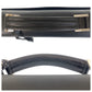 PRADA Business bag leather Black SilverMetal Business bag briefcase Safiano mens Used Authentic