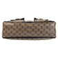 GUCCI Tote Bag 268639 Coated canvas, leather Beige Brown Gold Metal Tote Bag Shoulder Bag GG crystal Women Used Authentic