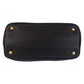 PRADA Tote Bag leather Black GoldMetal Tote Bag handbag Vitterodino Women Used Authentic