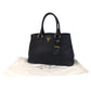PRADA Tote Bag leather Black GoldMetal Tote Bag handbag Vitterodino Women Used Authentic