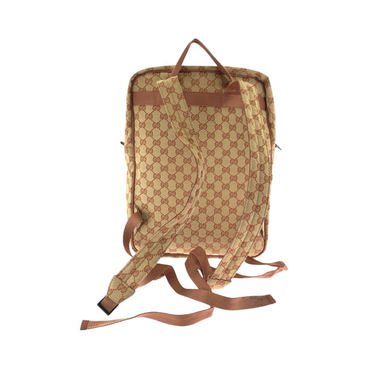 GUCCI Backpack 536724 GG canvas Brown Backpack Backpack New york yankees mens Used Authentic