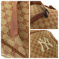 GUCCI Backpack 536724 GG canvas Brown Backpack Backpack New york yankees mens Used Authentic
