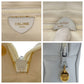 CELINE Shoulder Bag leather White GoldMetal Crossbody Shoulder Bag Camera Bag Triomphe Women Used Authentic