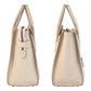 CELINE Handbag F-CU-1146 leather Ivory Gold Metal Handbag Tote Bag Luggage micro Women Used Authentic