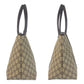 GUCCI Tote Bag 114595 GG Supreme canvas, leather Beige brown Tote Bag Shoulder Bag Women Used Authentic