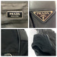 PRADA Shoulder Bag V158 Nylon Black SilverMetal Shoulder Bag Messenger bag Test Triangle With logo Women Used Authentic