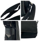 PRADA Shoulder Bag V158 Nylon Black SilverMetal Shoulder Bag Messenger bag Test Triangle With logo Women Used Authentic