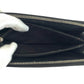 CHANEL Long Wallet Purse Caviar skin Black SilverMetal Long Wallet Purse Zip Around COCO Mark Women Used Authentic