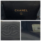 CHANEL Shoulder Bag Caviar skin Black GoldMetal COCO Mark