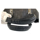 CHANEL Tote Bag leather Black SilverMetal Tote Bag handbag Chocolate bar Women Used Authentic